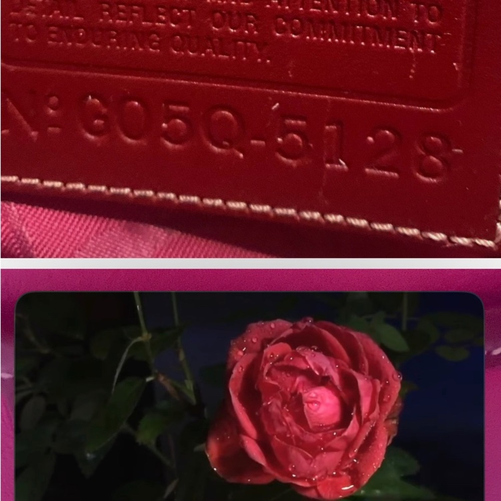 Leather ware Hampton Gallery Rose Tote w Wallet - Picture 6 of 16